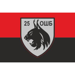 Флаг 25 ОШБ (отдельный штурмовой батальон) ВСУ. Вариант-03 Флаг 25 ОШБ (отдельный штурмовой батальон) ВСУ. Вариант-03