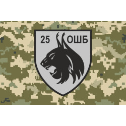Флаг 25 ОШБ (отдельный штурмовой батальон) ВСУ. Вариант-06 Флаг 25 ОШБ (отдельный штурмовой батальон) ВСУ. Вариант-06