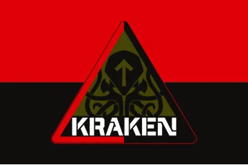 Флаг спецподразделения ГУР МОУ «KRAKEN». Вариант-07 Флаг спецподразделения ГУР МОУ «KRAKEN». Вариант-07
