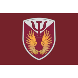Флаг 71 Центра морально-психологической поддержки ДШВ ВСУ. Вариант-03 Флаг 71 Центра морально-психологической поддержки ДШВ ВСУ. Вариант-03