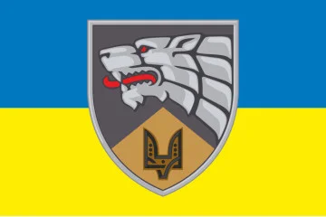 Прапор 140 ОЦ СпО (окремий центр сил спеціальних операцій) ССО ЗСУ. Варіант-05