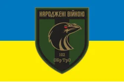 Прапор 102 ОБрТрО ЗСУ (окрема бригада територіальної оборони). Варіант-14
