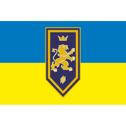 Прапор Галицького взводу 1 ШР 2 ШБ 3 ОШБр ЗСУ. Варіант-01 Прапор Галицького взводу 1 ШР 2 ШБ 3 ОШБр ЗСУ. Варіант-01