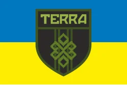 Прапор Розвідувального загону «Terra» 3 ОШБр ЗСУ. Варіант-01 Прапор Розвідувального загону «Terra» 3 ОШБр ЗСУ. Варіант-01