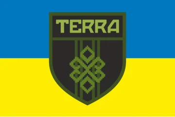 Прапор Розвідувального загону «Terra» 3 ОШБр ЗСУ. Варіант-01 Прапор Розвідувального загону «Terra» 3 ОШБр ЗСУ. Варіант-01