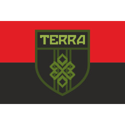 Прапор Розвідувального загону «Terra» 3 ОШБр ЗСУ. Варіант-03 Прапор Розвідувального загону «Terra» 3 ОШБр ЗСУ. Варіант-03