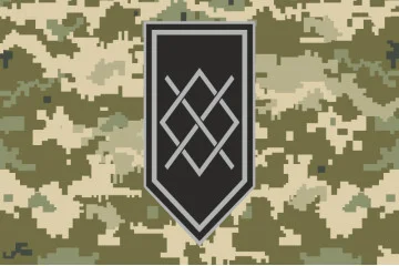 Прапор Роти снайперів 3 ОШБр ЗСУ. Варіант-05