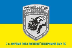 Прапор 2 окремої роти вогневої підтримки ДУК ПС. Варіант-02 Прапор 2 окремої роти вогневої підтримки ДУК ПС. Варіант-02