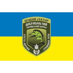 Прапор 3 окремої стрілецької роти ДУК ПС. Варіант-01