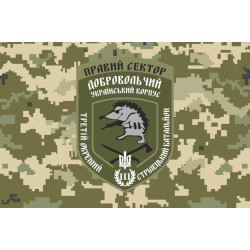 Флаг 3 ОСБ (отдельный стрелковый батальон) ДУК ПС. Вариант-05 Флаг 3 ОСБ (отдельный стрелковый батальон) ДУК ПС. Вариант-05