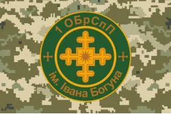 Флаг 1 ОБрСпН (отдельная бригада специального назначения) ТрО ВСУ. Вариант-06 Флаг 1 ОБрСпН (отдельная бригада специального назначения) ТрО ВСУ. Вариант-06