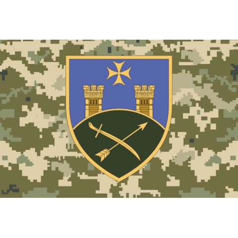 Прапор 9 АК (армійський корпус) ЗСУ. Варіант-05