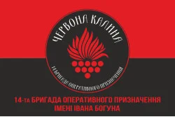 Флаг 14 БрОН (бригада оперативного назначения) НГУ. Вариант-04 Флаг 14 БрОН (бригада оперативного назначения) НГУ. Вариант-04