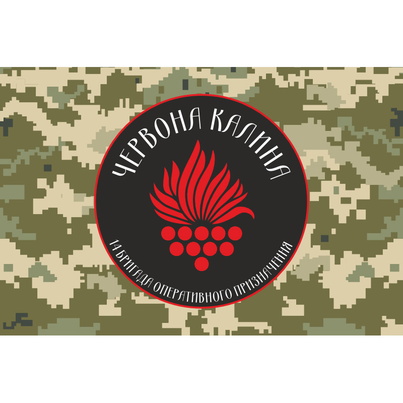 Флаг 14 БрОН (бригада оперативного назначения) НГУ. Вариант-05 Флаг 14 БрОН (бригада оперативного назначения) НГУ. Вариант-05