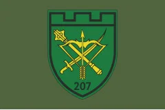 Флаг 207 ОБТрО (отдельный батальон Территориальной обороны) ВСУ. Вариант-05