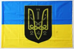 Флаг 242 ОБТрО (отдельный батальон Территориальной обороны) ВСУ. Вариант-06 Флаг 242 ОБТрО (отдельный батальон Территориальной обороны) ВСУ. Вариант-06