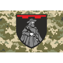 Флаг 65 ОБТрО (отдельный батальон Территориальной обороны) ВСУ. Вариант-09