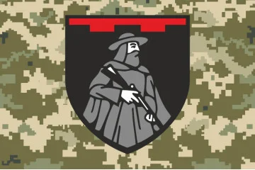 Флаг 65 ОБТрО (отдельный батальон Территориальной обороны) ВСУ. Вариант-09