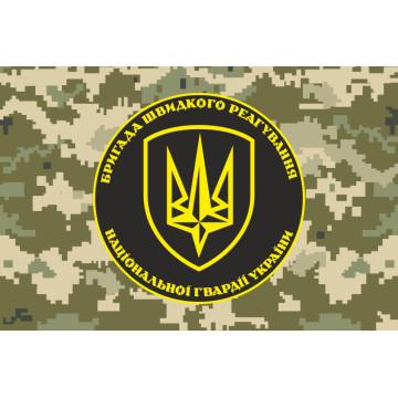 Прапор 4 БрОП (бригада оперативного призначення) НГУ «РУБІЖ». Варіант-14 Прапор 4 БрОП (бригада оперативного призначення) НГУ «РУБІЖ». Варіант-14