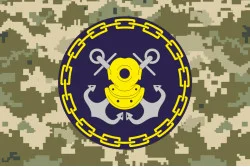 Прапор 31 ДнСЗ ( дивізіон суден забезпечення) ВМС України. Варіант-06