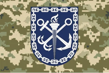 Флаг Института Военно-морских сил НУ «ОМА». Вариант-04