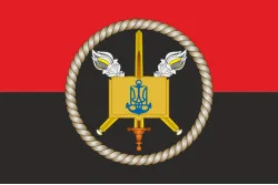 Прапор Військово-морського ліцею імені віце-адмірала Володимира Безкоровайного. Варіант-04