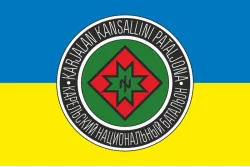 Прапор КНБ (Карельський національний батальйон) ЗСУ. Варіант-05 Прапор КНБ (Карельський національний батальйон) ЗСУ. Варіант-05