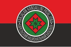 Прапор КНБ (Карельський національний батальйон) ЗСУ. Варіант-06 Прапор КНБ (Карельський національний батальйон) ЗСУ. Варіант-06