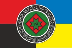 Прапор КНБ (Карельський національний батальйон) ЗСУ. Варіант-07 Прапор КНБ (Карельський національний батальйон) ЗСУ. Варіант-07