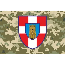 Флаг 100 ОМБр (отдельная механизированная бригада) ВСУ. Вариант-08 Флаг 100 ОМБр (отдельная механизированная бригада) ВСУ. Вариант-08
