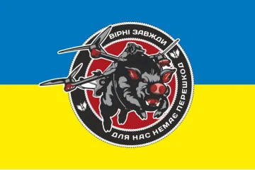 Прапор 18 ОБМП (окремий батальйон морської піхоти) ВМС України, FPV підрозділ. Варіант-02 Прапор 18 ОБМП (окремий батальйон морської піхоти) ВМС України, FPV підрозділ. Варіант-02