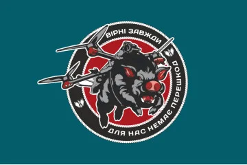 Флаг 18 ОБМП (отдельный батальон морской пехоты) ВМС Украины, FPV подразделение. Вариант-04 Флаг 18 ОБМП (отдельный батальон морской пехоты) ВМС Украины, FPV подразделение. Вариант-04