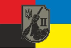 Прапор 2 БОП (батальйон оперативного призначення) 4 БрОП НГУ «РУБІЖ». Варіант-10 Прапор 2 БОП (батальйон оперативного призначення) 4 БрОП НГУ «РУБІЖ». Варіант-10