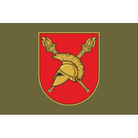 Флаг ВИКНУ (Военный институт Киевского национального университета). Вариант-03