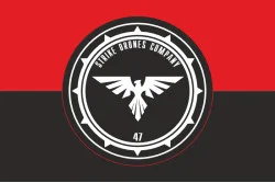 Прапор Роти ударних дронів «STRIKE DRONES COMPANY» 47 ОМБр ЗСУ. Варіант-03 Прапор Роти ударних дронів «STRIKE DRONES COMPANY» 47 ОМБр ЗСУ. Варіант-03
