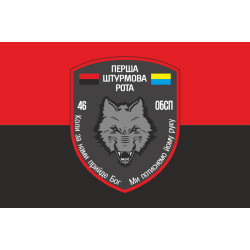 Флаг 46 ОБСпН ВСУ «Донбасс-Украина», Штурмовая рота. Вариант-02