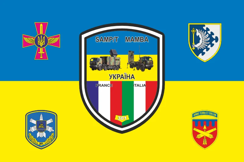 Флаг 301 ЗРП (зенитно-ракетный полк) ВСУ, Никополь. Вариант-12 Флаг 301 ЗРП (зенитно-ракетный полк) ВСУ, Никополь. Вариант-12