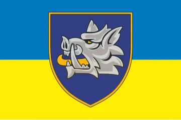 Флаг 153 ОМБр (отдельная механизированная бригада) ВСУ. Вариант-07