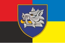 Прапор 153 ОМБр (окрема механізована бригада) ЗСУ. Варіант-11 Прапор 153 ОМБр (окрема механізована бригада) ЗСУ. Варіант-11
