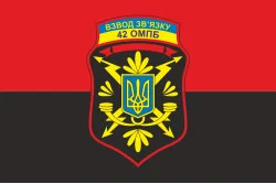 Флаг 42 ОМПБ (отдельный мотопехотный батальон) ВСУ «Рух Опору», Взвод связи. Вариант-02 Флаг 42 ОМПБ (отдельный мотопехотный батальон) ВСУ «Рух Опору», Взвод связи. Вариант-02