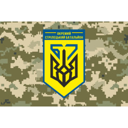 Прапор 67 ОСБ (окремий стрілецький батальйон) ЗСУ. Варіант-12