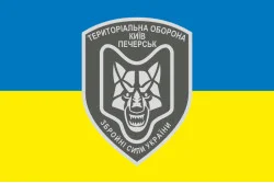 Прапор БТрО (батальйон територіальної оборони) ЗСУ «Печерськ». Варіант-01