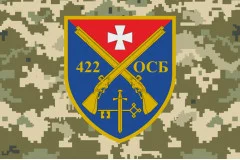 Флаг 422 ОСБ (отдельный стрелковый батальон) ВСУ. Вариант-06