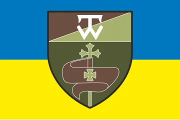 Прапор 13 ОМПБ (окремий мотопіхотний батальйон) ЗСУ. Варіант-01