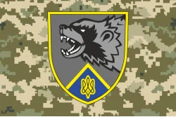 Прапор 2 механізованого батальйону ЗСУ «Росомахи» 67 ОМБр ДУК. Варіант-06