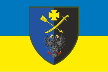 Прапор 21 ОСБ (окремий стрілецький батальйон) ЗСУ. Варіант-01 Прапор 21 ОСБ (окремий стрілецький батальйон) ЗСУ. Варіант-01