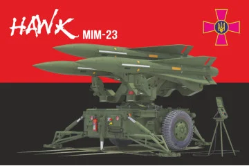 Флаг ЗРК «MIM-23 Hawk». Вариант-02 Флаг ЗРК «MIM-23 Hawk». Вариант-02