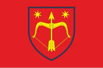 Флаг 225 ЗРП (зенитно-ракетный полк) ВСУ. Вариант-03 Флаг 225 ЗРП (зенитно-ракетный полк) ВСУ. Вариант-03