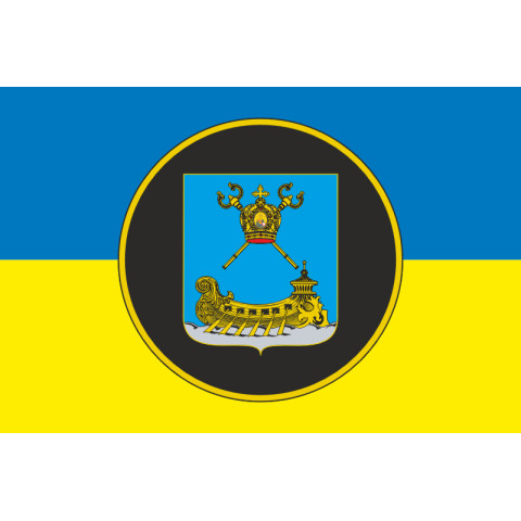 Флаг 19 ПООП (полк охраны общественного порядка) НГУ. Вариант-05