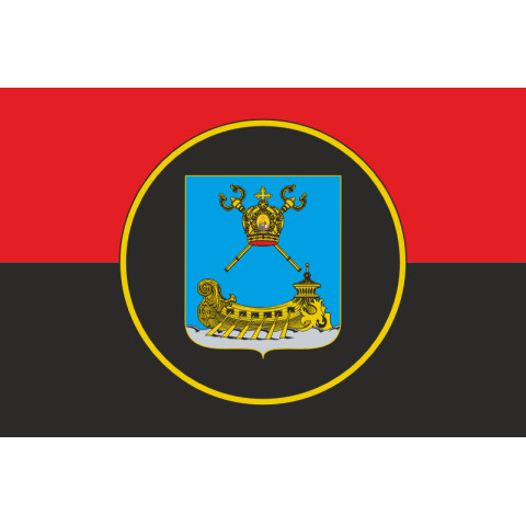Флаг 19 ПООП (полк охраны общественного порядка) НГУ. Вариант-07